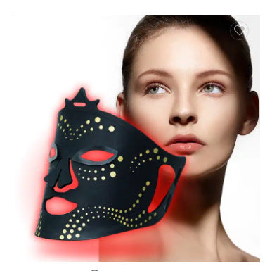 Cross-Border Red Light Silicone Beauty Mask Device