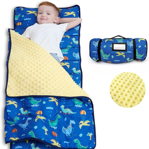 Children's Nap Mat with Pillow for Preschool