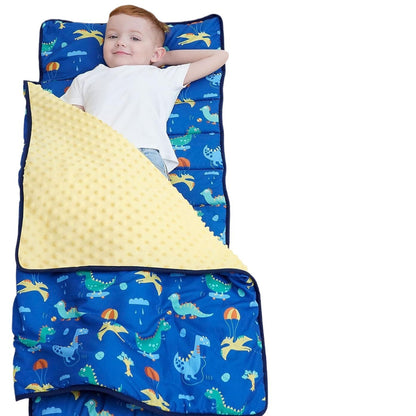 Children's Nap Mat with Pillow for Preschool